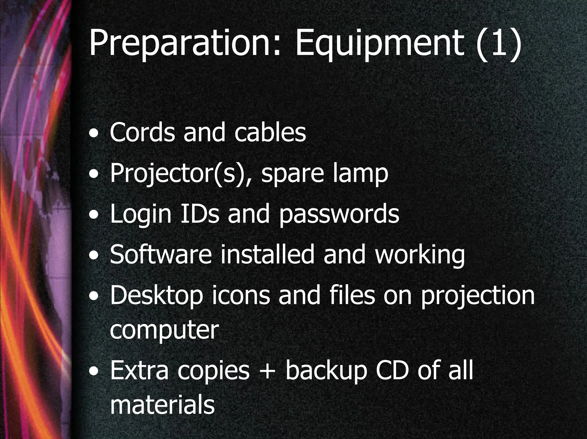 Training 101: Logistics for delivering face-to-face instruction