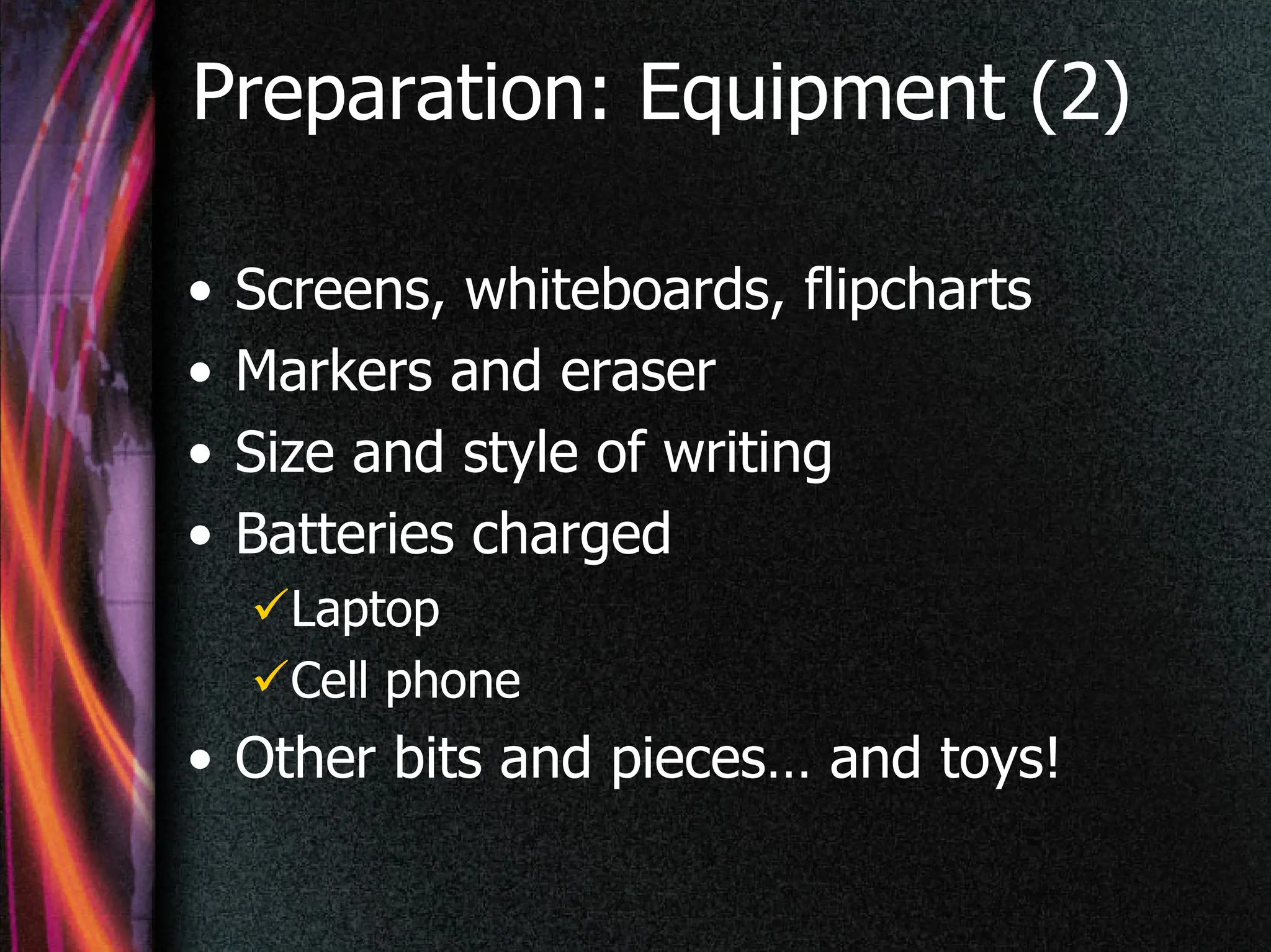Training 101: Logistics for delivering face-to-face instruction