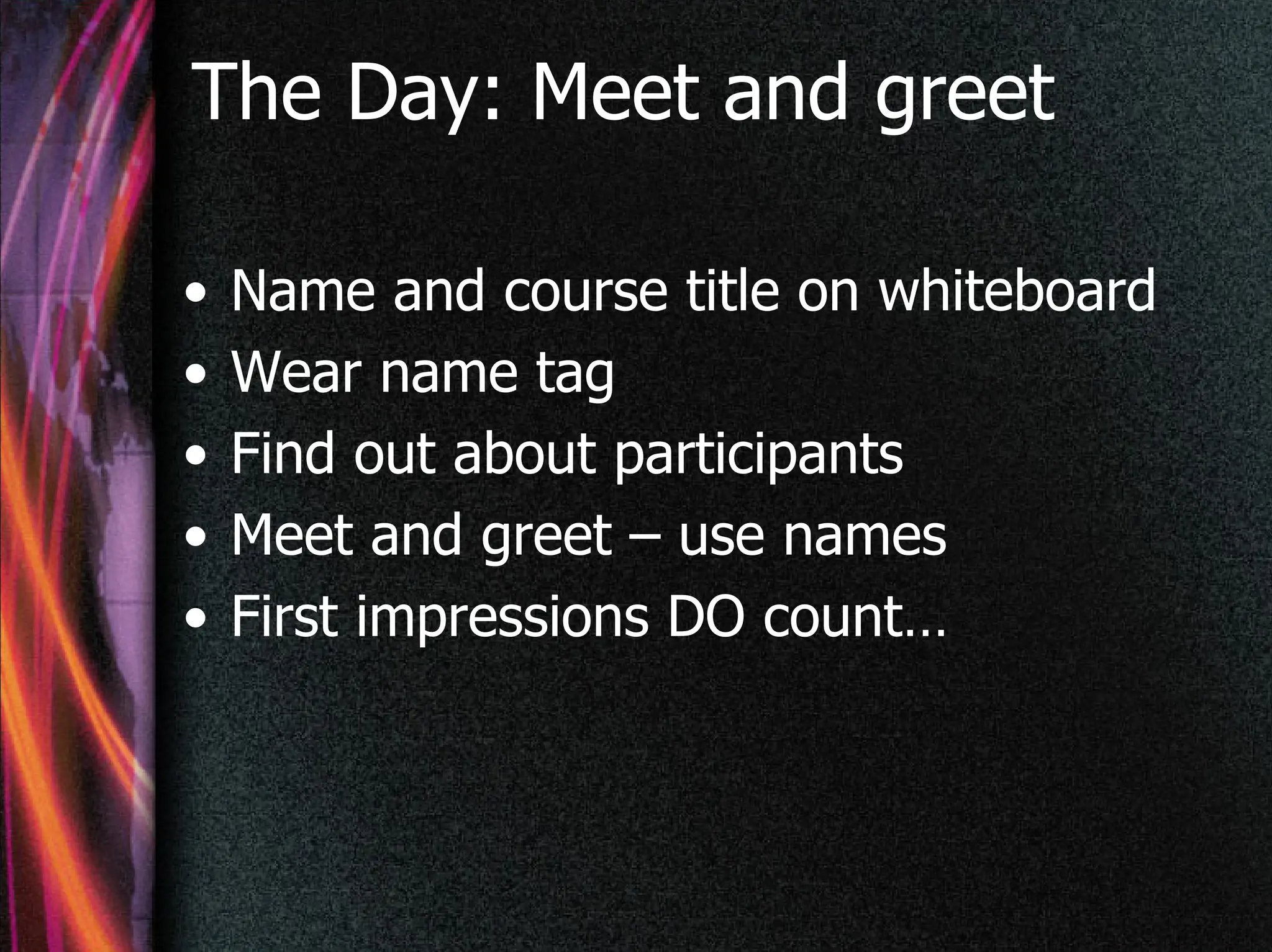 Training 101: Logistics for delivering face-to-face instruction