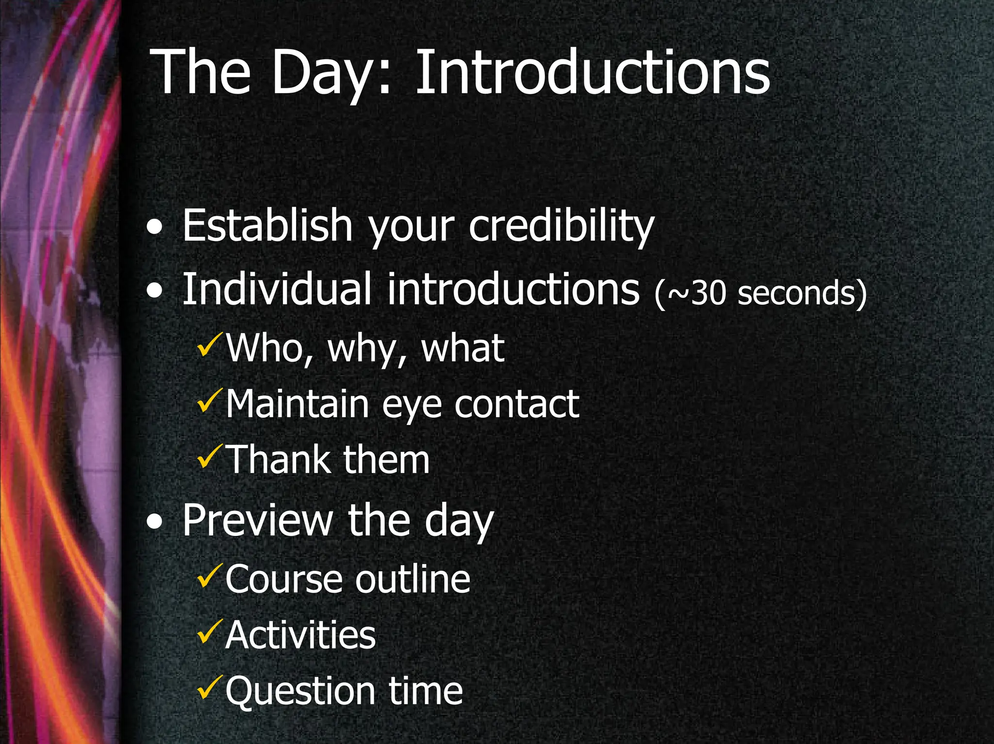 Training 101: Logistics for delivering face-to-face instruction