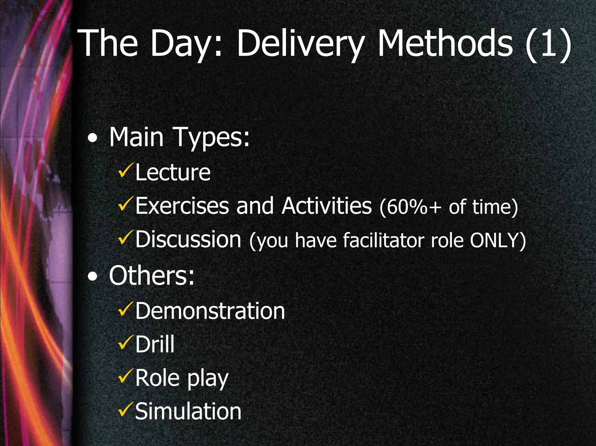 Training 101: Logistics for delivering face-to-face instruction
