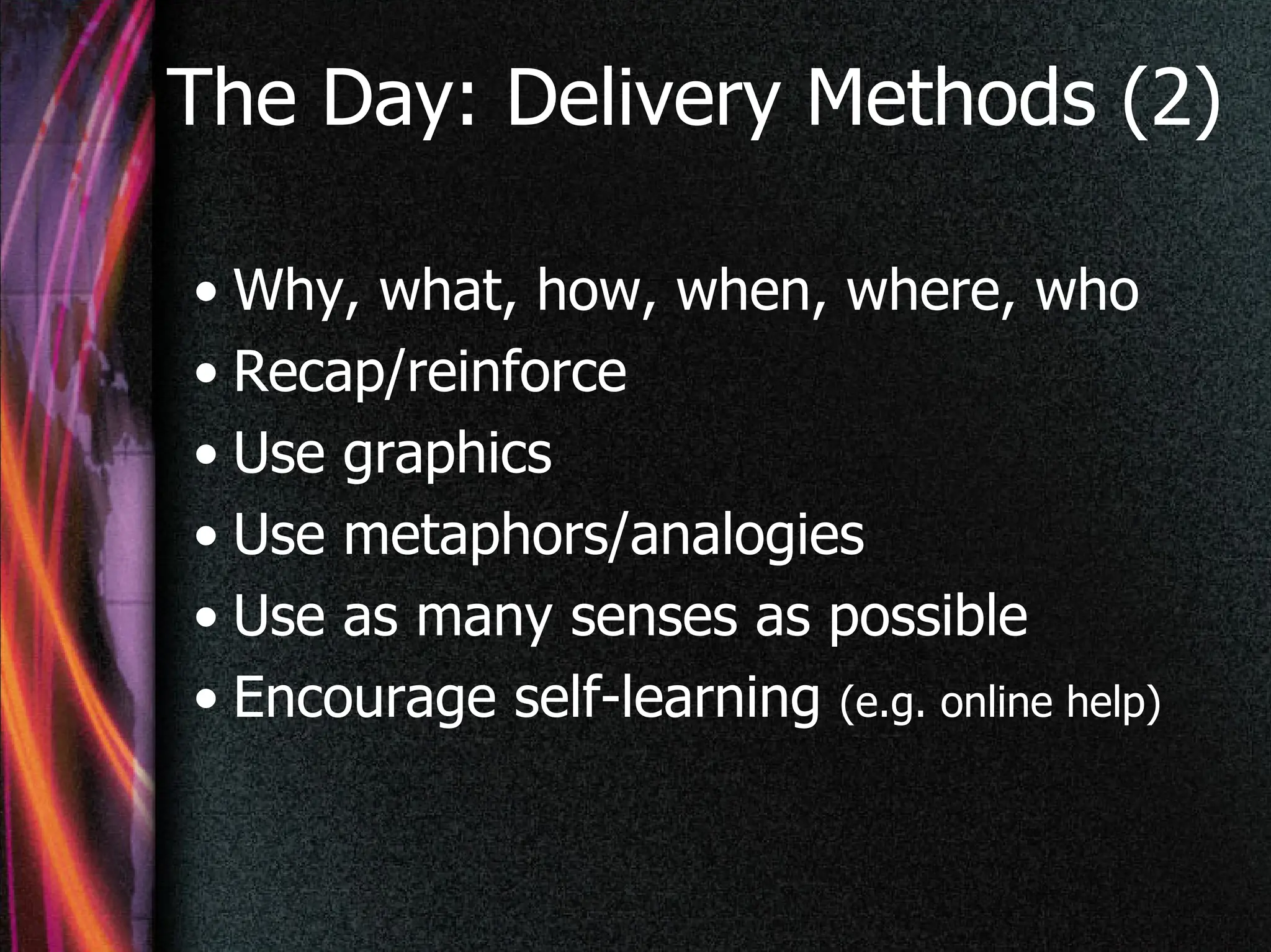 Training 101: Logistics for delivering face-to-face instruction