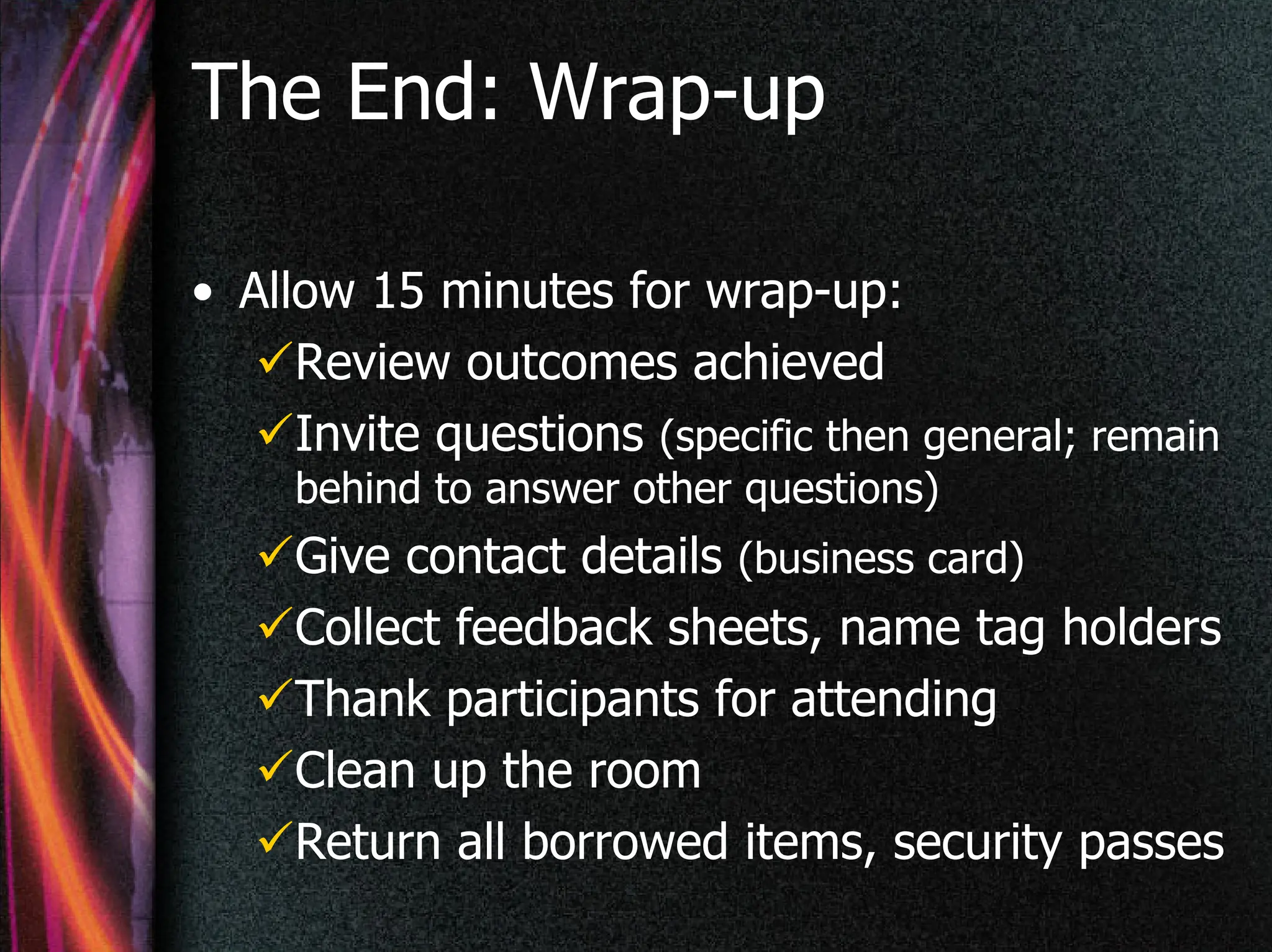 Training 101: Logistics for delivering face-to-face instruction