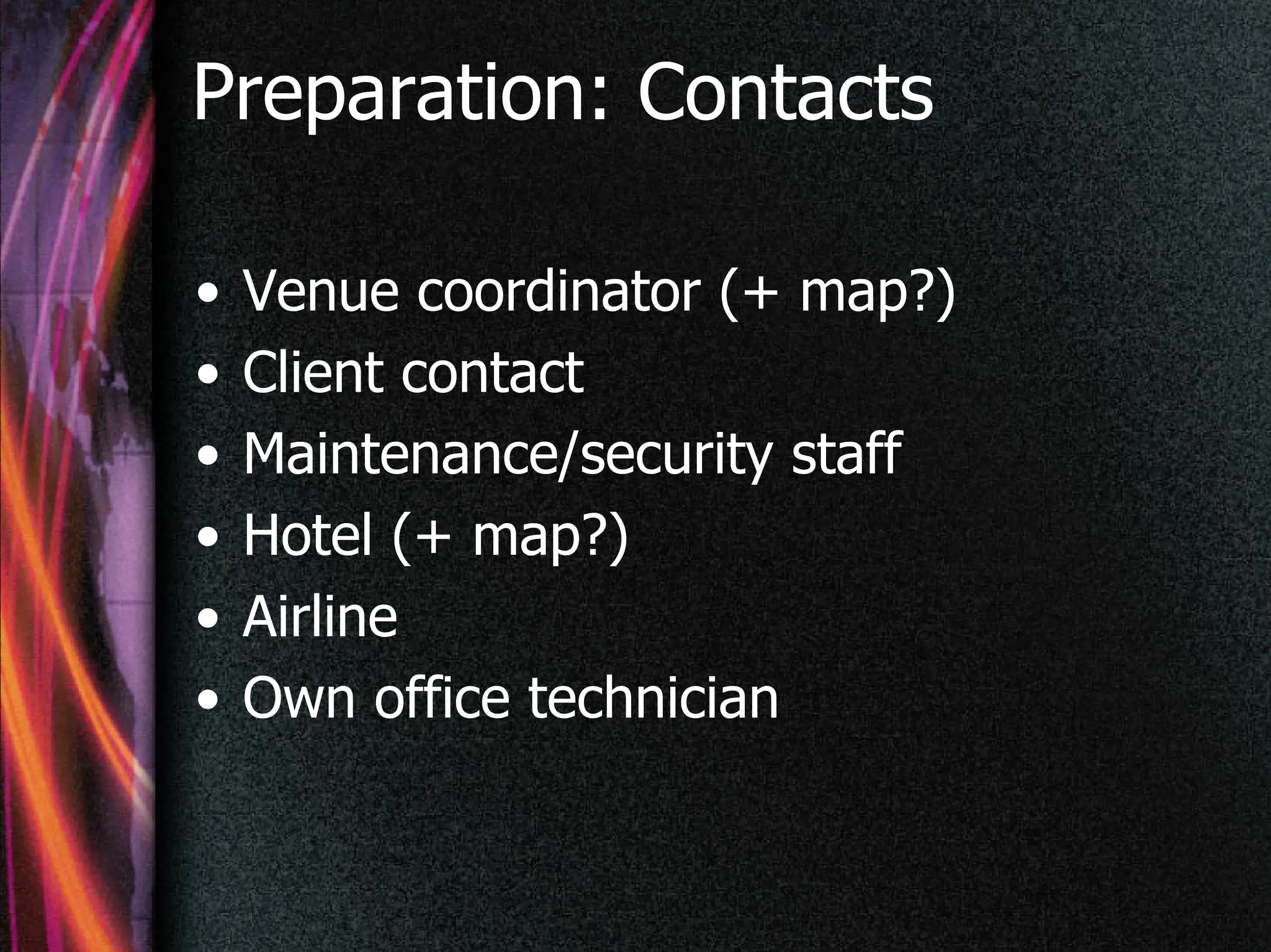 Training 101: Logistics for delivering face-to-face instruction