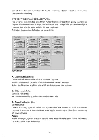 TRAINING REPORT ON INDUSTRIAL AUTOMATION- PLC SCADA, VARIABLE FREQUENCY ...