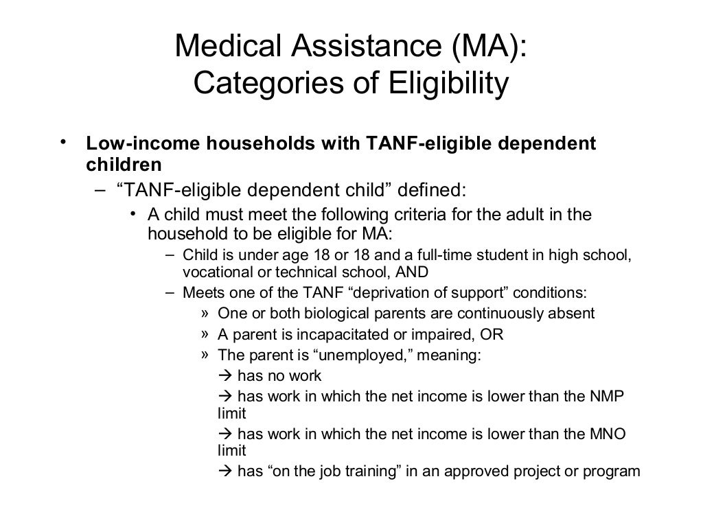 Temporary Assistance for Needy Families