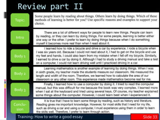 English Writing Skills | PPTX
