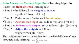 Training Algorithms for Pattern Association.pptx