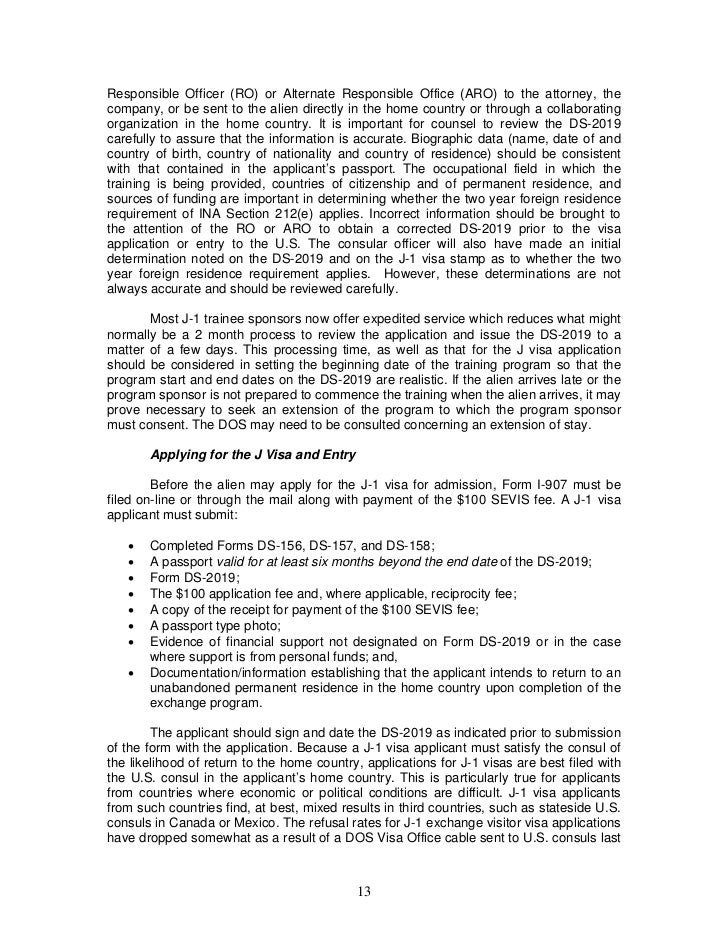 training foreign nationals who need to enter the united states form i 907
