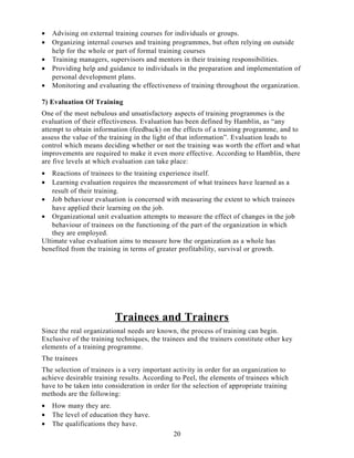 Training and development | DOC