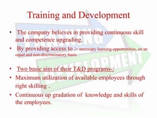 Training and development | PPT