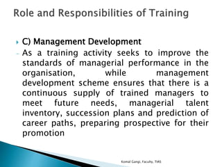 Training and development | PPTX