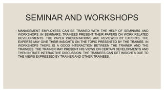 Training and development | PPTX
