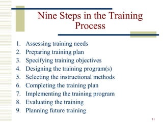 Implementing Training Training and Development.ppt