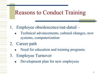 Training Rationale Training and Development.ppt