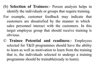 Training and Development of Employees for better growth | PPTX