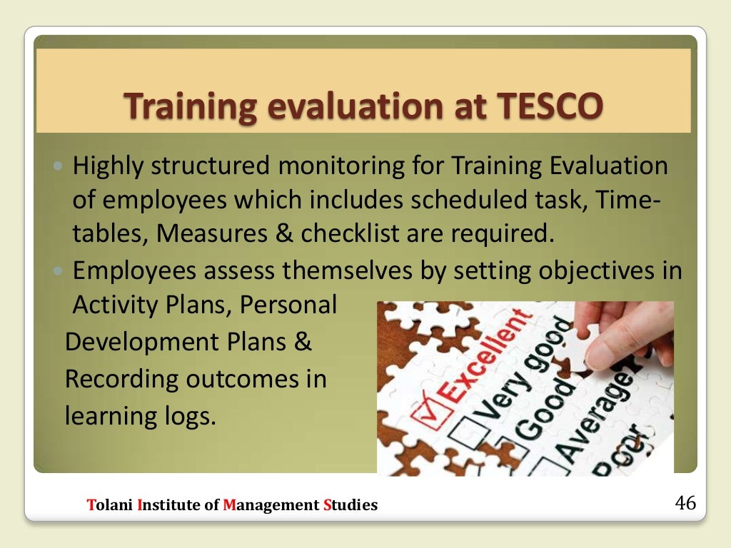 Training and Development at TESCO