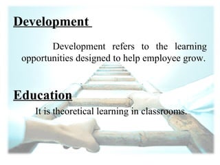 Training and developmentf | PPT | Human Resources | Business