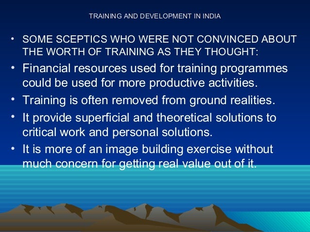 Training And Development In India Training And Development In India