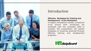 Employee Training and Development | PPTX | Human Resources | Business