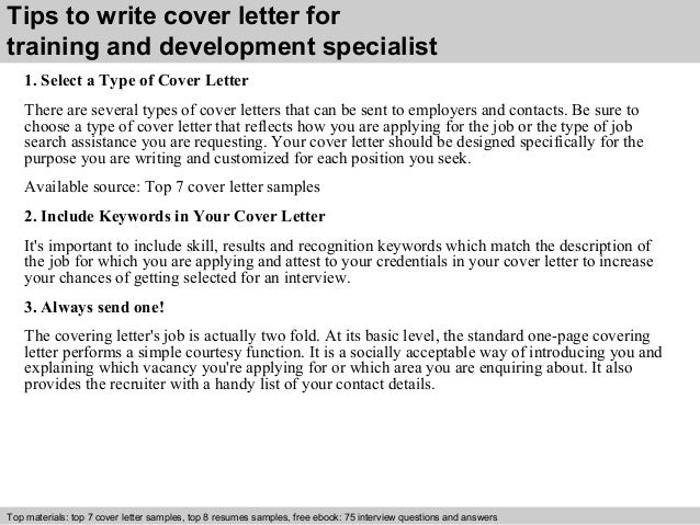 learning specialist cover letter korest jovenesambientecas co cover letters samples for learning and development