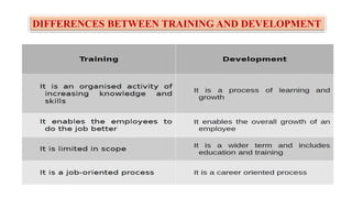 Training and Development | PPTX