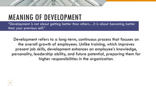 TRAINING AND DEVELOPTION HRM PPT.pdf fhrm | PDF
