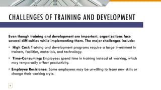 TRAINING AND DEVELOPTION HRM PPT.pdf fhrm | PDF