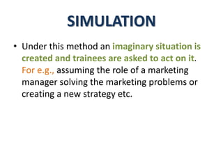 Training and its method | PPTX