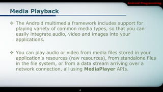 [Android] Multimedia Programming | PDF