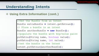 [Android] Intent and Activity | PDF