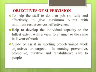 Training and supervision of health workers | PPTX