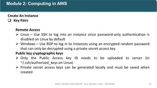 Training AWS: Module 2 - Computing in AWS | PDF