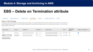 Training AWS: Module 4 - Storage in AWS | PDF
