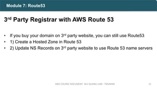 Training AWS: Module 7 - Route53 | PDF