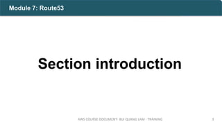 Training AWS: Module 7 - Route53 | PDF