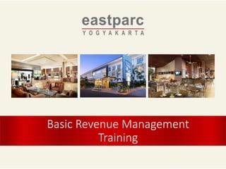 Basic Revenue Management
Training
 