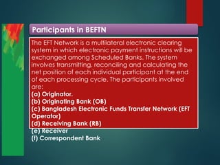 Training BEFTN as per bangladesh Bank Banking System | PPTX