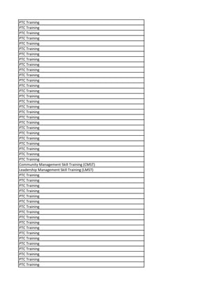 PTC Training
PTC Training
PTC Training
PTC Training
PTC Training
PTC Training
PTC Training
PTC Training
PTC Training
PTC Training
PTC Training
PTC Training
PTC Training
PTC Training
PTC Training
PTC Training
PTC Training
PTC Training
PTC Training
PTC Training
PTC Training
PTC Training
PTC Training
PTC Training
PTC Training
PTC Training
PTC Training
Community Management Skill Training (CMST)
Leadership Management Skill Training (LMST)
PTC Training
PTC Training
PTC Training
PTC Training
PTC Training
PTC Training
PTC Training
PTC Training
PTC Training
PTC Training
PTC Training
PTC Training
PTC Training
PTC Training
PTC Training
PTC Training
PTC Training
PTC Training
 