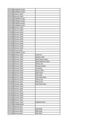 87128 REHMAN ULLAH
87129 REHMAN ULLAH
87130 Rehman ullah
87131 Rehman Ullah
87132 REHMAN ULLAH
87133 REHMAN ULLAH
87134 REHMAN ULLAH
87135 REHMAN ULLAH
87136 Rehman Ullah
87137 Rehman Ullah
87138 Rehman Ullah
87139 Rehman Ullah
87140 Rehman Ullah
87141 Rehman Ullah
87142 Rehman Ullah
87143 Rehman Ullah
87144 Rehman Ullah
87145 Rehman Ullah
87146 rehman ullah
87147 REHMAN ULLAH
87148 Rehman Ullah Fazal mir
87149 Rehman Ullah Qudrat ullah
87150 Rehman Ullah Shah Rozam Khan
87151 Rehman ullah Abdul Raheem Shah
87152 Rehman ullah Sheraz Gul
87153 Rehman ullah Ghulam Habib
87154 Rehman Ullah Yousafzai
87155 Rehman Ullah Aman Ullah
87156 Rehman Ullah Kabir Khan
87157 Rehman ullah Said ullah
87158 Rehman Ullah Said Ullah Khan
87159 Rehman Ullah Sheraz Gul
87160 Rehman ullah Sheraz Gul
87161 Rehman ullah Said ullah khan
87162 Rehman Ullah
87163 Rehman ullah
87164 rehman ullah
87165 Rehman Ullah
87166 Rehman Ullah
87167 Rehman Ullah
87168 Rehman ullah
87169 Rehman Ullah Sadullah Khan
87170 REHMAN WALI
87171 Rehman wali
87172 Rehman Wali Adal Wali
87173 Rehman Wali Adal Wali
87174 Rehman Wali Adal Wali
 