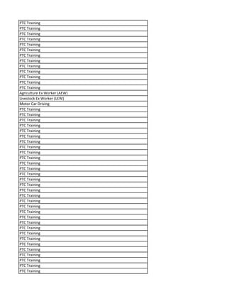 PTC Training
PTC Training
PTC Training
PTC Training
PTC Training
PTC Training
PTC Training
PTC Training
PTC Training
PTC Training
PTC Training
PTC Training
PTC Training
Agriculture Ex Worker (AEW)
Livestock Ex Worker (LEW)
Motor Car Driving
PTC Training
PTC Training
PTC Training
PTC Training
PTC Training
PTC Training
PTC Training
PTC Training
PTC Training
PTC Training
PTC Training
PTC Training
PTC Training
PTC Training
PTC Training
PTC Training
PTC Training
PTC Training
PTC Training
PTC Training
PTC Training
PTC Training
PTC Training
PTC Training
PTC Training
PTC Training
PTC Training
PTC Training
PTC Training
PTC Training
PTC Training
 
