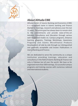 AlHuda CIBE-Training calendar 2017