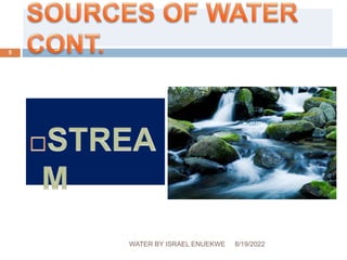 8/19/2022
WATER BY ISRAEL ENUEKWE
5