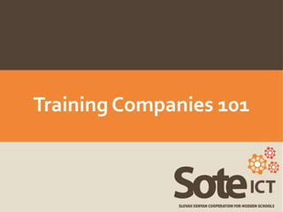 Training Companies 101 