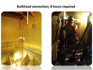 Bulkhead connection; 8 hours required
 