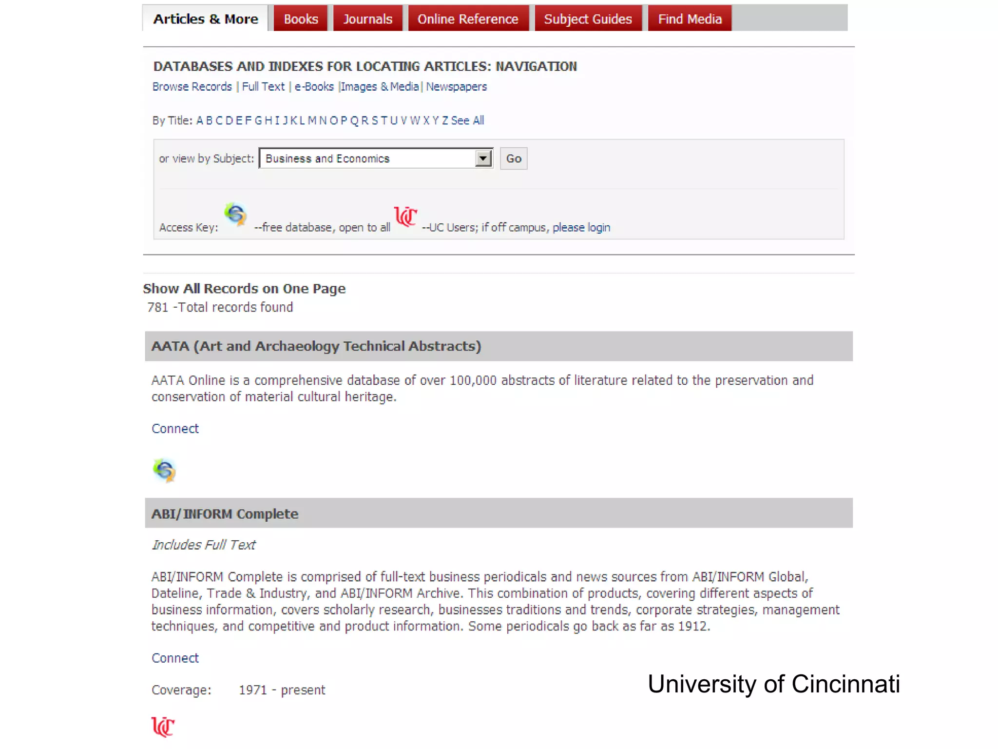University of Cincinnati 