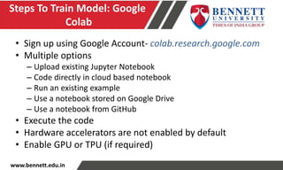 Training deep learning model | PPTX