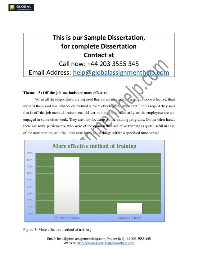 Dissertation induction training