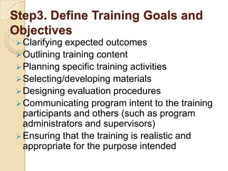 Training design | PPTX