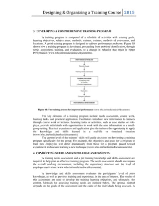 Designing & Organizing a Training Course | PDF